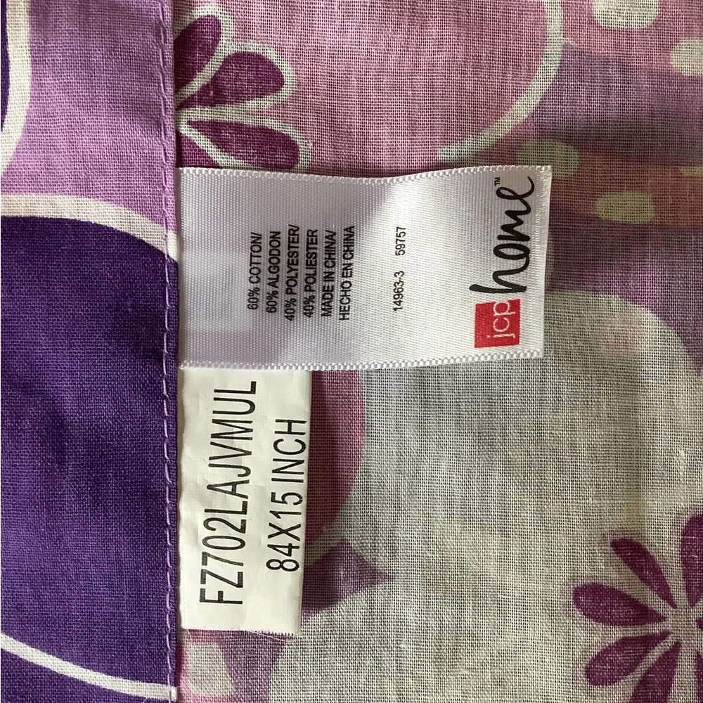 ValanceJCP Home Valances bundle of 3 purple flowers 🌸 84”x15” set of 3